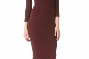 DSQUARED2 3/4 Sleeve Wool Dress