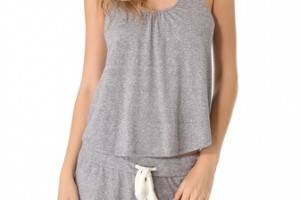 Eberjey Heather Racer Back Tank