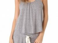 Eberjey Heather Racer Back Tank