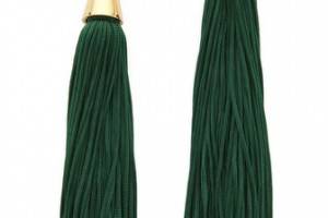 Eddie Borgo Tassel Cone Earrings