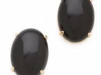 Elizabeth and James Berlin Oval Cabochon Stud Earrings