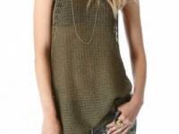 Elizabeth and James Pointelle High Slit Tank