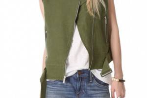 Elizabeth and James Tegan Biker Vest