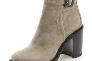 Elizabeth and James Tilie Suede Heeled Booties