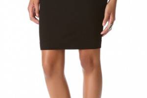 Enza Costa Rib Pencil Skirt