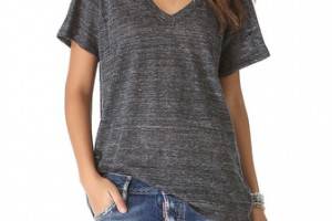 Enza Costa V Neck Tee