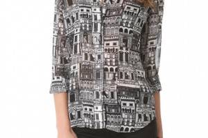 Equipment Close Proximity Print Blouse