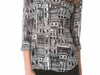 Equipment Close Proximity Print Blouse