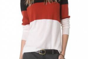 Equipment Rei Colorblock Cashmere Sweater