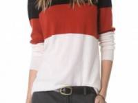 Equipment Rei Colorblock Cashmere Sweater