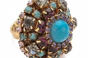 Erickson Beamon Girls on Film Oversized Ring