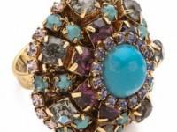 Erickson Beamon Girls on Film Oversized Ring