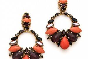 Erickson Beamon Rear Window Crystal Earrings