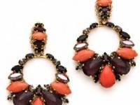 Erickson Beamon Rear Window Crystal Earrings