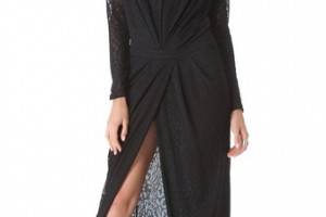 Faith Connexion Leopard Jersey Long Dress