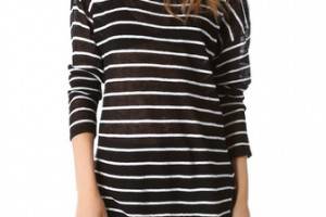 Feel The Piece Striped Knit Top