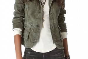 Free People Back Twill Jacket