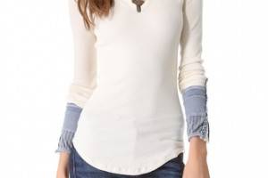 Free People Kyoto Cuff Thermal Top