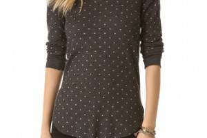 Free People Printed Desperate Thermal Top