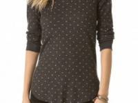 Free People Printed Desperate Thermal Top