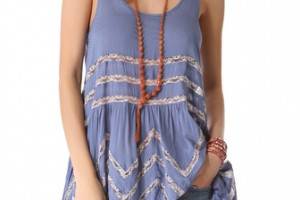 Free People Slip Voile Trapeze Top