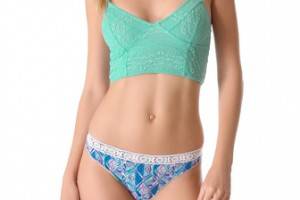 Free People Stretch Lace Crop Bra