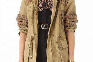 Free People Tapestry Pieced Parka