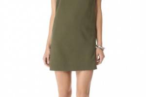 Friends & Associates Cynna Shoulder Patch Dress