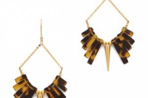 Gemma Redux Tortoiseshell & Spike Earrings