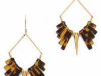 Gemma Redux Tortoiseshell &amp; Spike Earrings