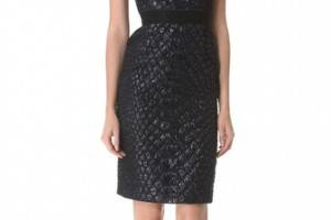 Giambattista Valli Croco Jacquard Dress