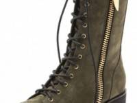 Giuseppe Zanotti Blok Suede Combat Boots