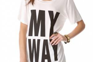 Glamorous My Way Or The Highway Tee