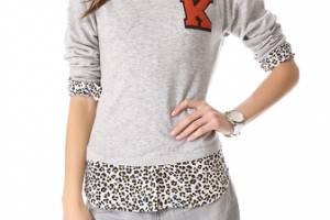 Glamorous Varsity Letter Sweater