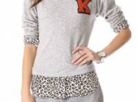 Glamorous Varsity Letter Sweater