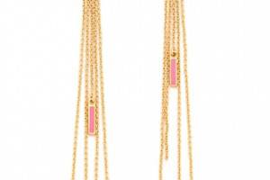 Gorjana Neon Knox Fringe Earrings