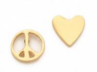 Gorjana Peace &amp; Heart Studs