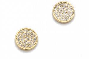 Gorjana Pristine Circle Stud Earrings