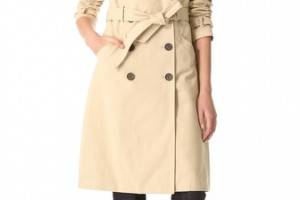 Gryphon Timeless Coat with Leather Collar