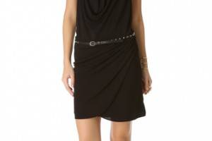 Haute Hippie Asymmetrical Draped Dress