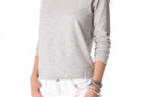 Haute Hippie Embellished Sweatshirt