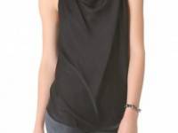 HELMUT Helmut Lang Coma Sheen Cowl Neck Top