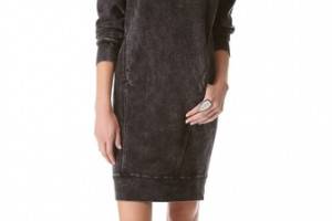 HELMUT Helmut Lang Crew Neck Sweatshirt Dress