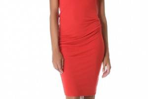 HELMUT Helmut Lang Drop Cap Sleeve Dress