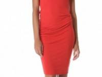 HELMUT Helmut Lang Drop Cap Sleeve Dress