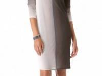 Helmut Lang Shadow Ombre Jersey Dress