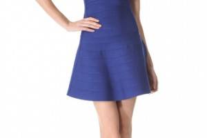 Herve Leger A Line Mini Dress