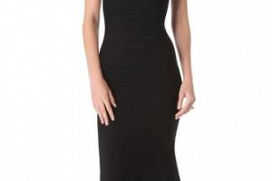 Herve Leger Ellen Sleeveless Maxi Dress