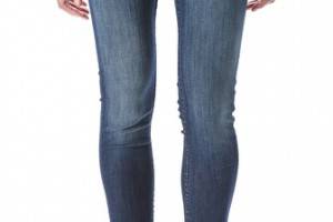 Hudson Collin Mid Rise Super Skinny Jeans