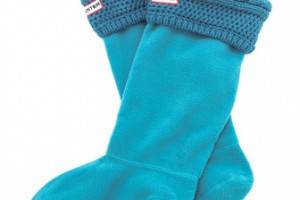 Hunter Boots Moss Cable Welly Socks